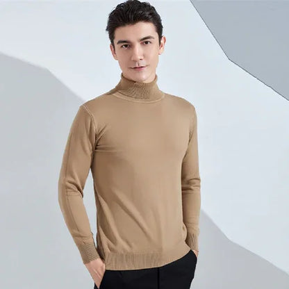 Turtleneck Sweater Men's Casual All-match Bottoming Shirt - Which Mark