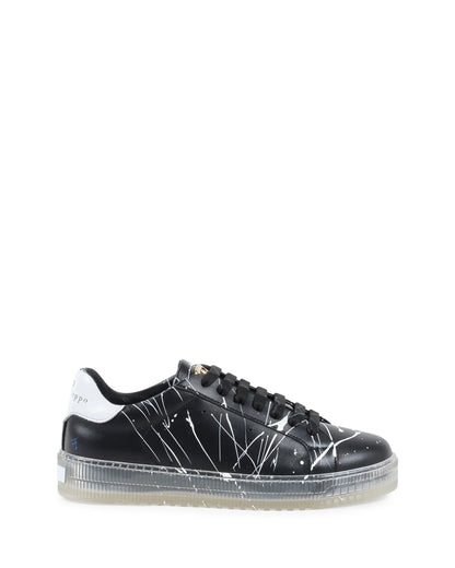 Splatter Sneaker - Black White - Which Mark
