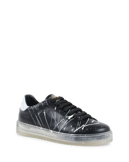 Splatter Sneaker - Black White - Which Mark