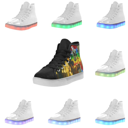 AND THIS, IS THE RAINBOW BRUSH CACTUS. II Light Up Men's Sneakers - Which Mark