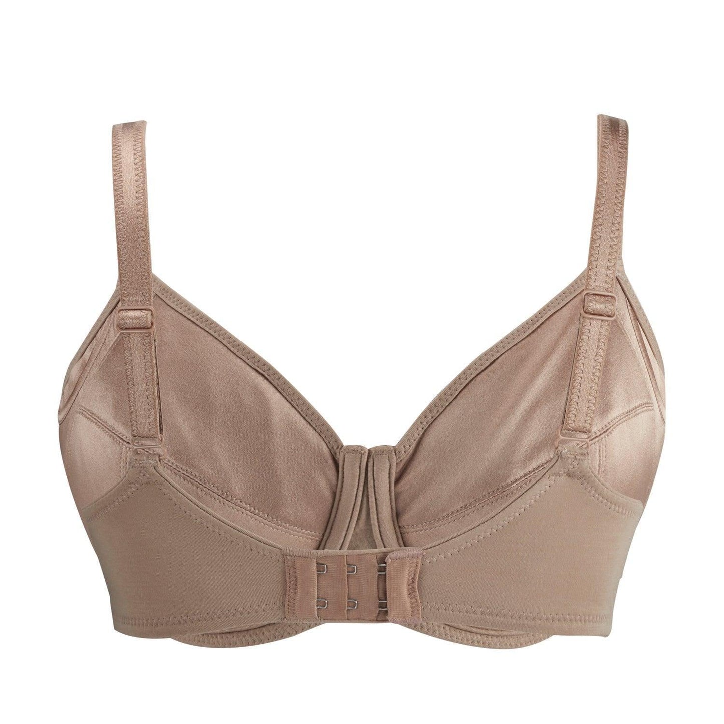 Warm Golden-Underwired Silk & Organic Cotton Full Cup Bra with - Which Mark