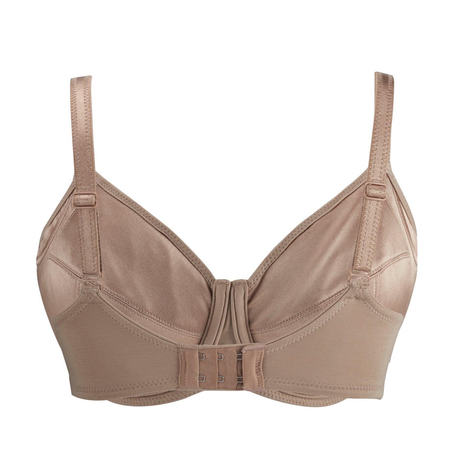 Warm Golden-Underwired Silk & Organic Cotton Full Cup Bra with - Which Mark