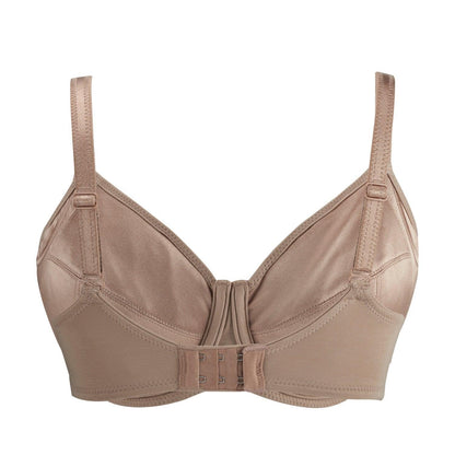 Warm Golden-Underwired Silk & Organic Cotton Full Cup Bra with - Which Mark