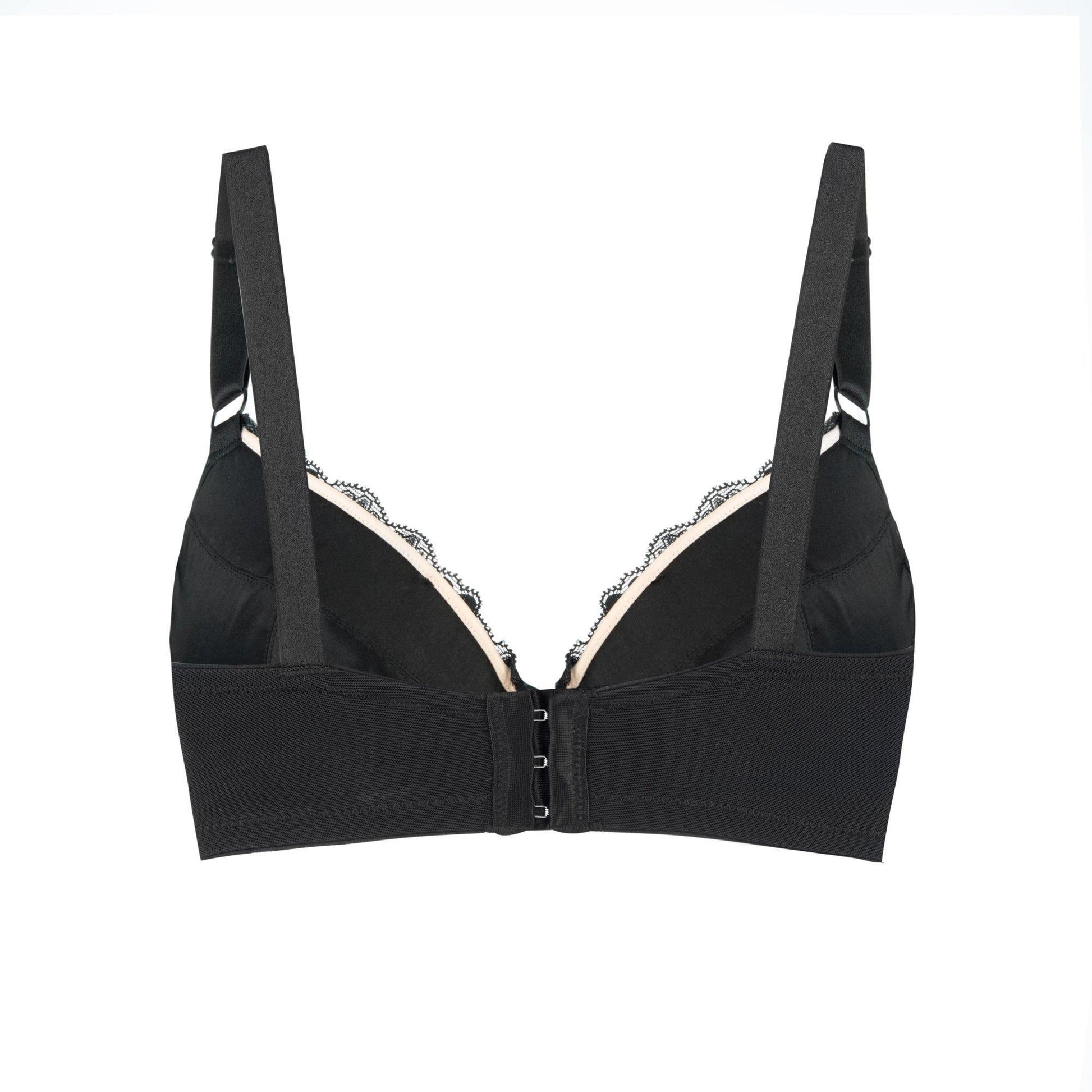 Debbie Lace Organic Cotton & Silk Plunge Bra - Which Mark