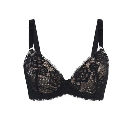 Debbie Lace Organic Cotton & Silk Plunge Bra - Which Mark
