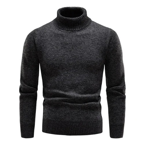 CoreLayer™ – Men’s Outer Turtleneck Knit Sweater - Which Mark