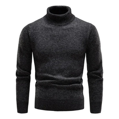 CoreLayer™ – Men’s Outer Turtleneck Knit Sweater - Which Mark
