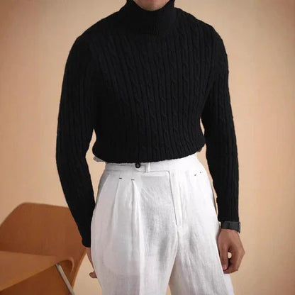 Turtleneck Sweater Men's Long Sleeve Casual - Which Mark
