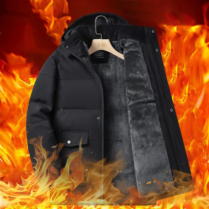 Winter Popular Middle-aged And Elderly Cotton Down Jacket Men - Which Mark