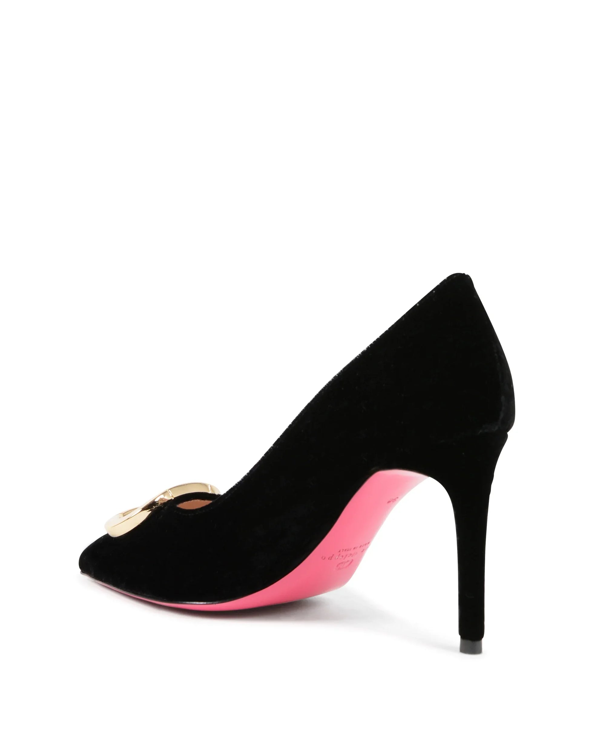 Office Party Velvet Pump Black - Which Mark