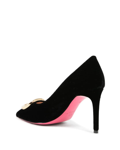 Office Party Velvet Pump Black - Which Mark