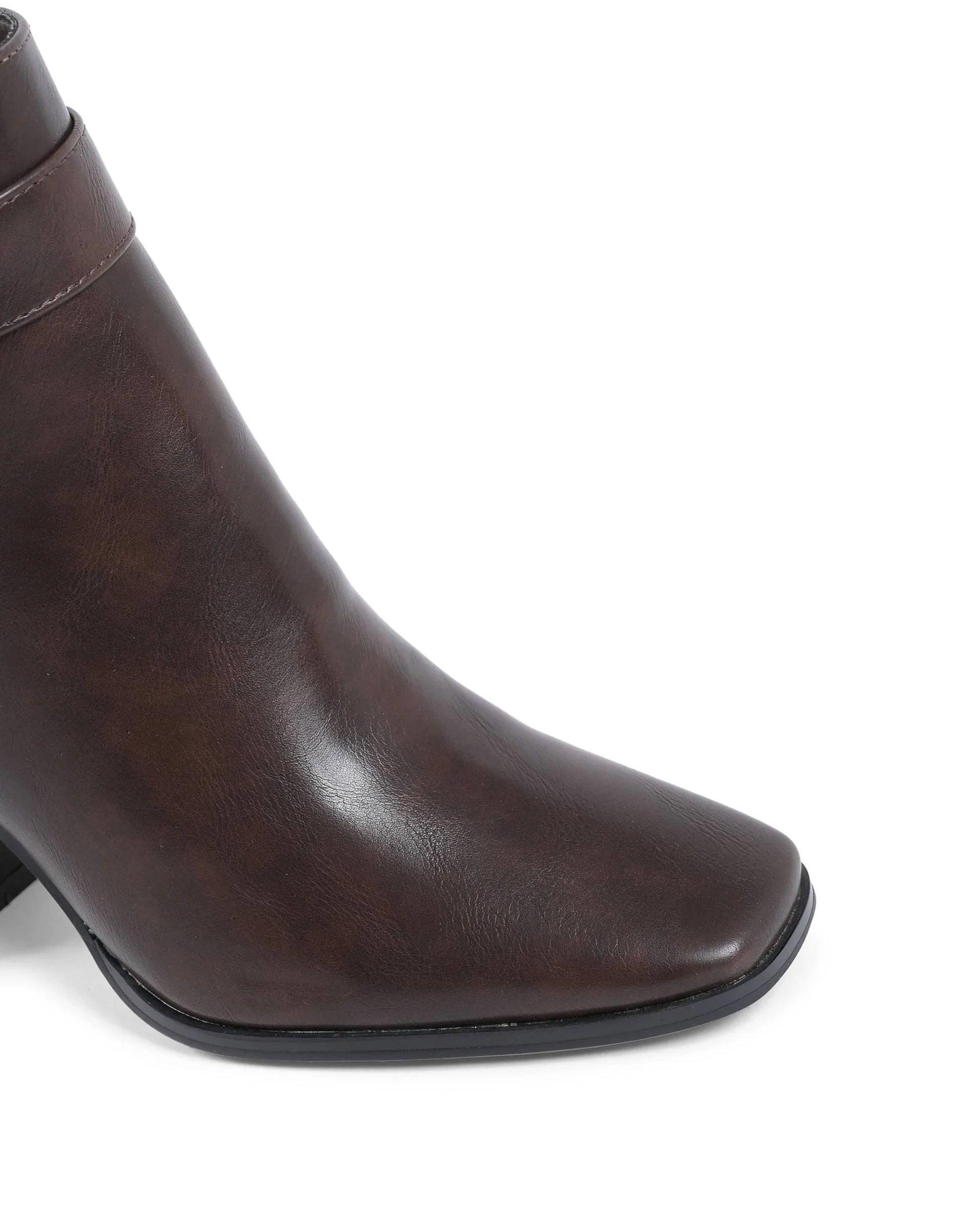 19V69 Italia Womens Ankle Boot Brown X726 MARRONE - Which Mark