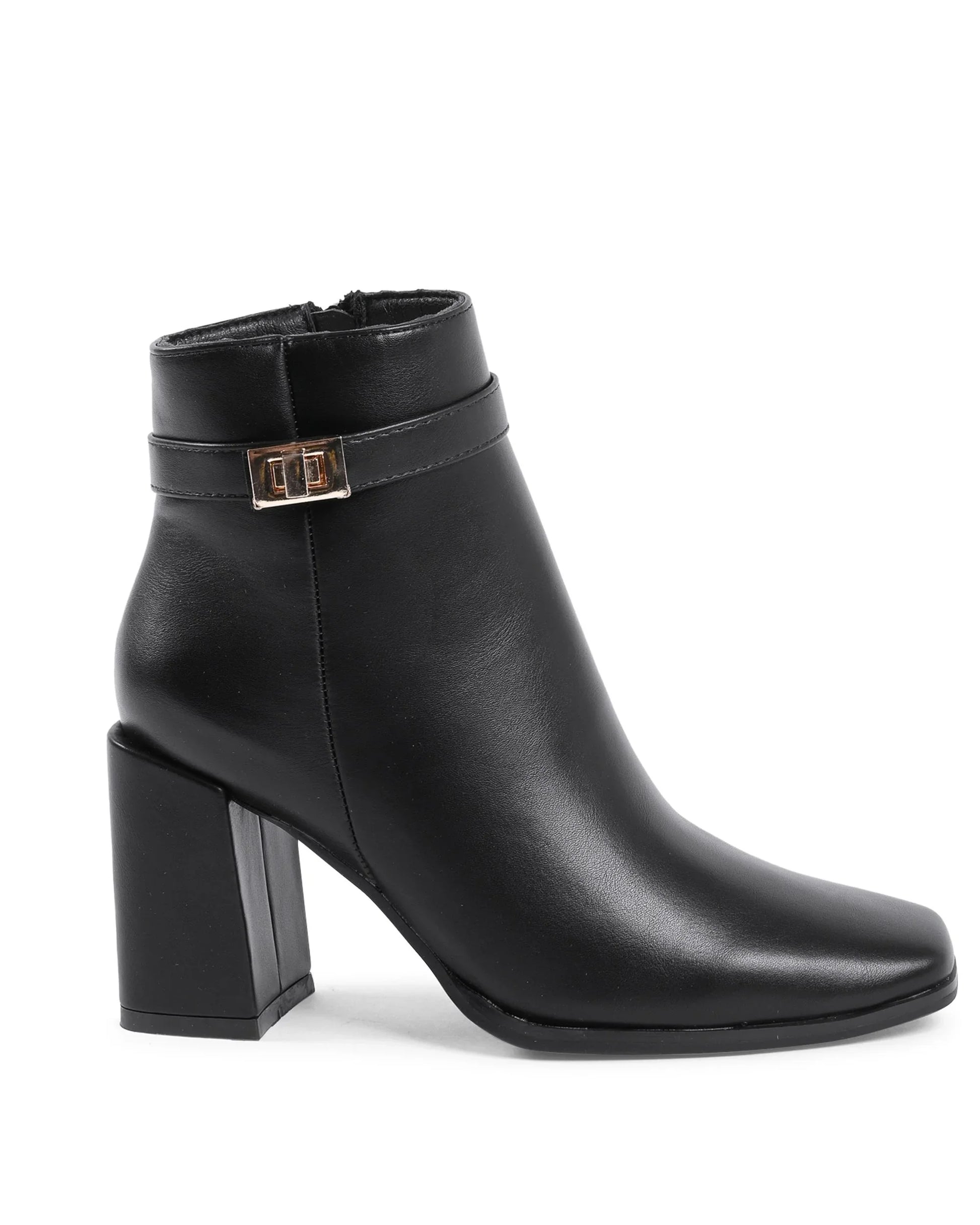19V69 Italia Womens Ankle Boot Black X730 NERO - Which Mark