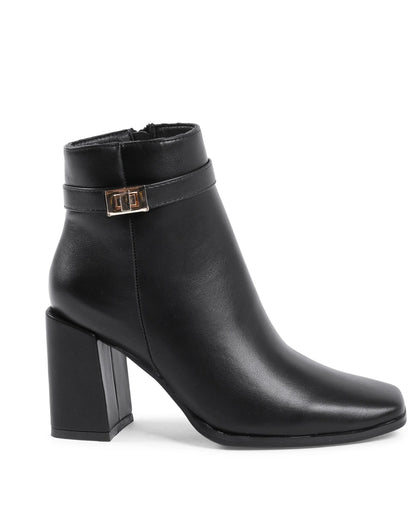 19V69 Italia Womens Ankle Boot Black X730 NERO - Which Mark