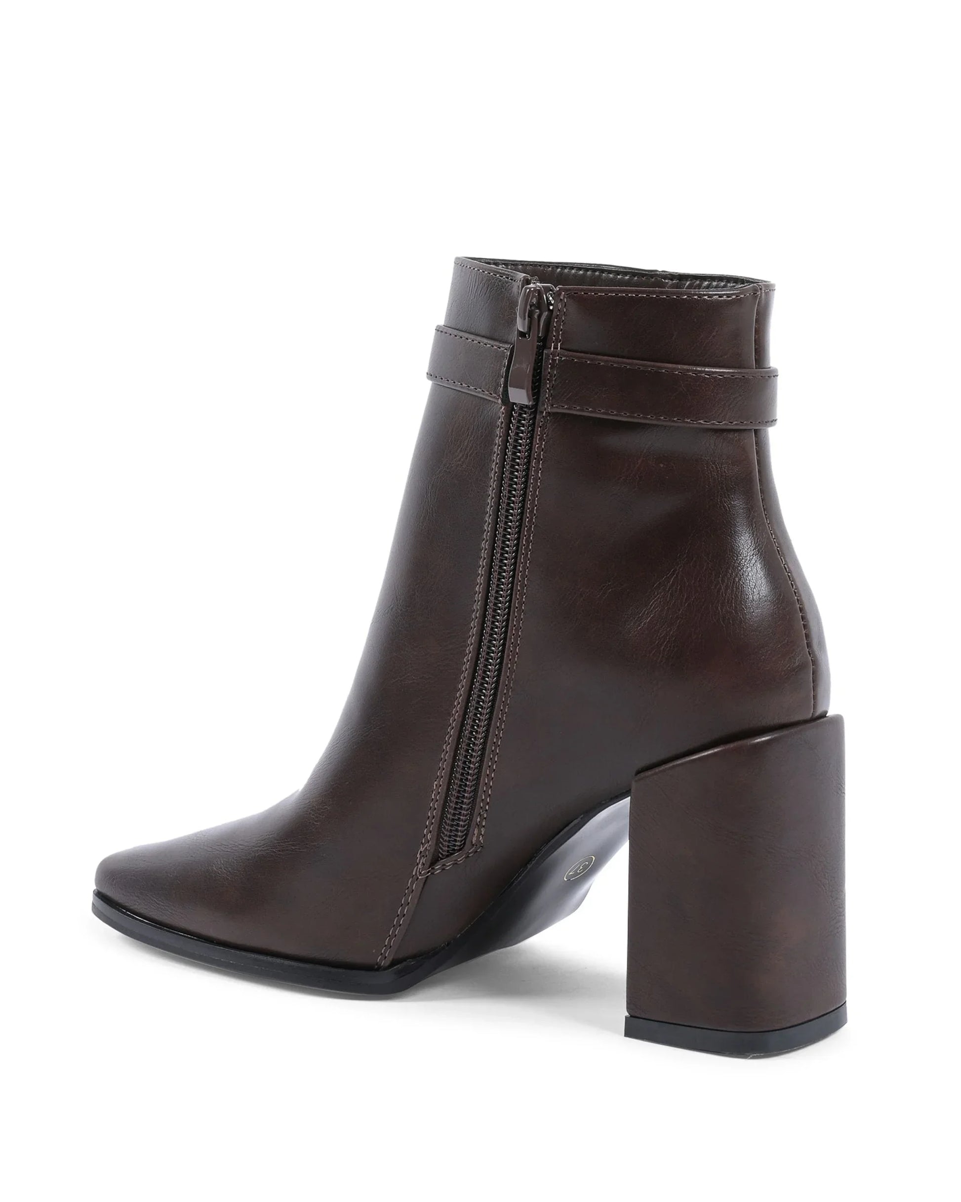 19V69 Italia Womens Ankle Boot Brown X730 MARRONE - Which Mark