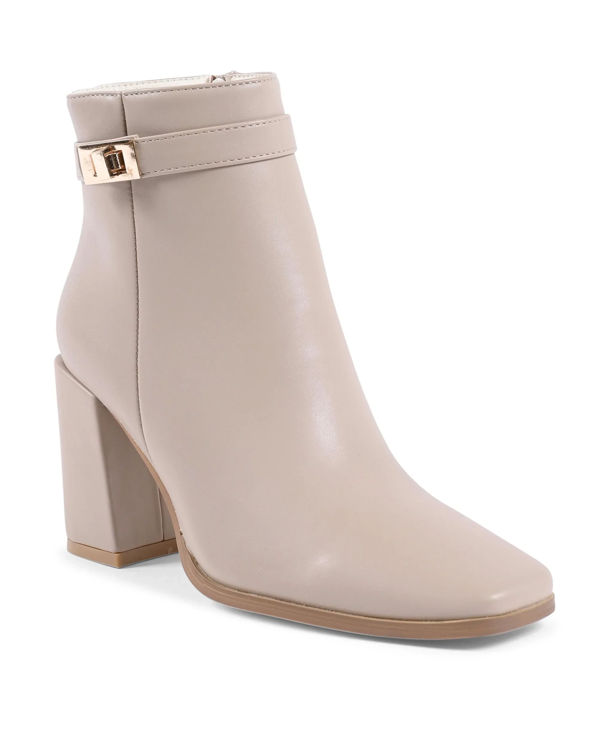 19V69 Italia Womens Ankle Boot Beige X730 BEIGE - Which Mark