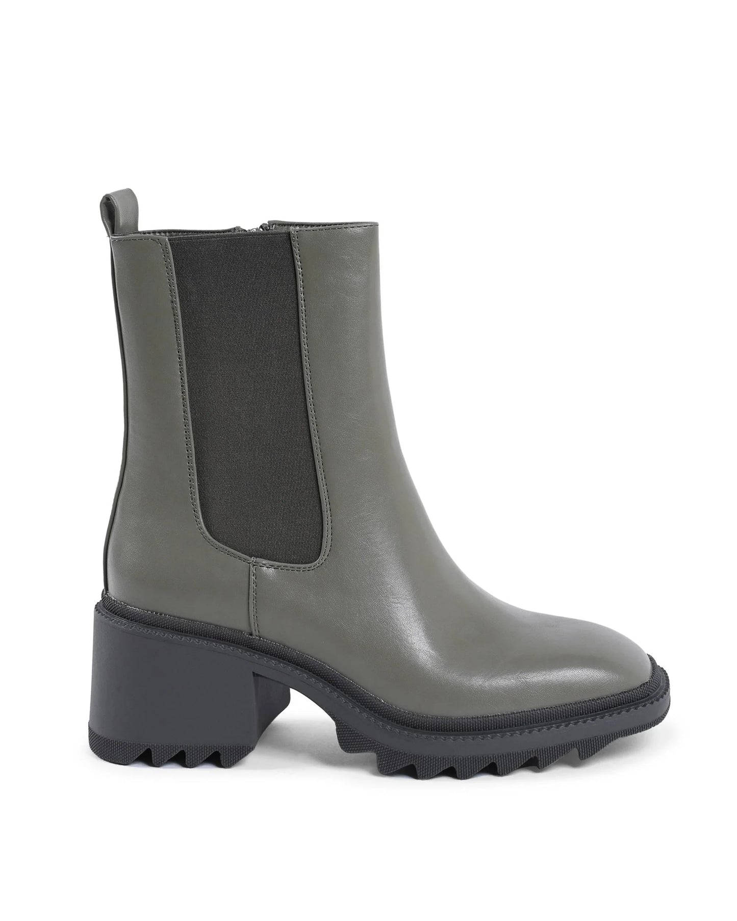 19V69 Italia Womens Ankle Boot Green 181-87 MILITARY - Which Mark