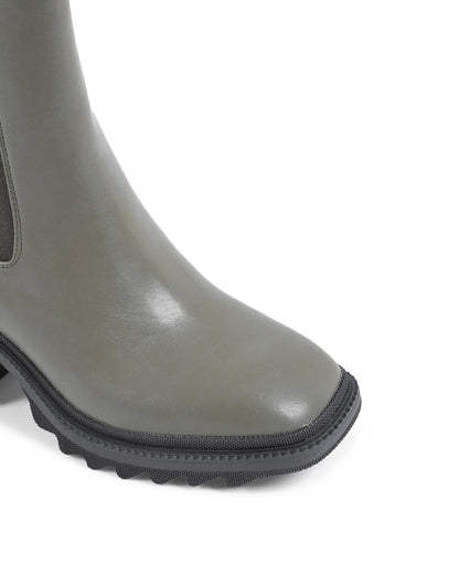 19V69 Italia Womens Ankle Boot Green 181-87 MILITARY - Which Mark