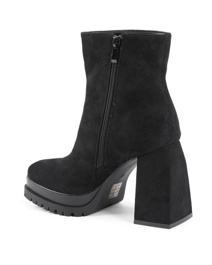 19V69 Italia Womens Ankle Boot Black X712 NERO - Which Mark