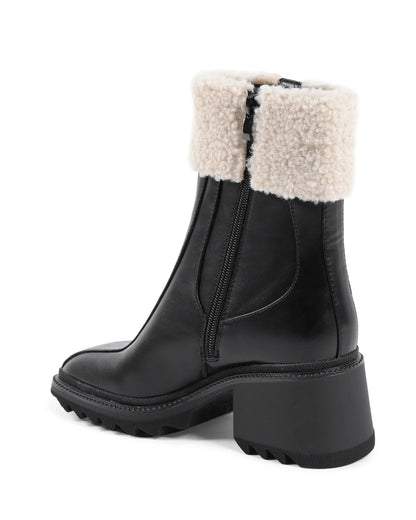 19V69 Italia Womens Ankle Boot Black 181-86 NERO - Which Mark