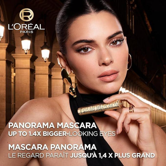 L’Oréal Paris Voluminous Panorama Mascara, Volumizing and Lengthening Mascara, Washable Longwear and Smudge Resistant Make Up, Blackest Black, 0.33 Fl Oz - Which Mark