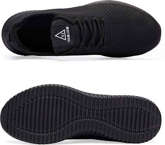 VAMJAM Men's Running Shoes Ultra Lightweight Breathable Walking Shoes Non Slip Athletic Fashion Sneakers Mesh Workout Casual Sports Shoes - Which Mark