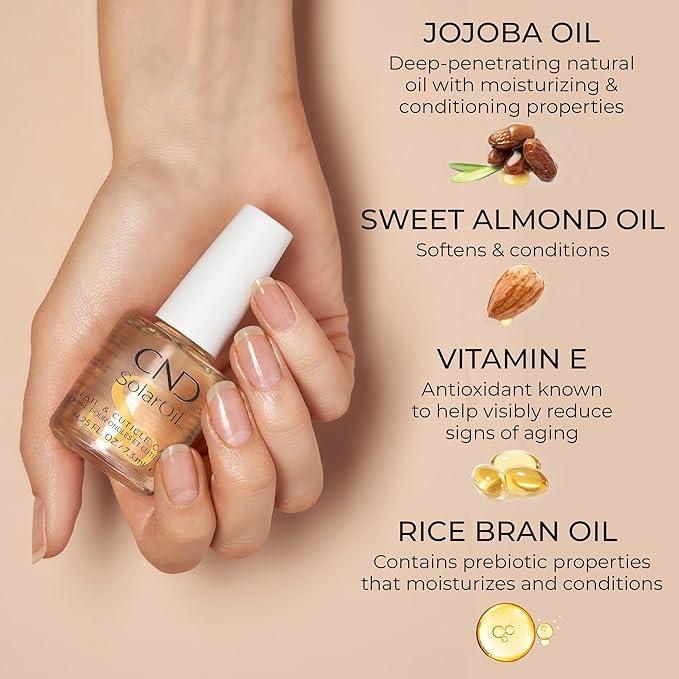 CND Essentials Nail & Cuticle Oil, Solaroil, 7.3 ml (Pack of 1) - Which Mark