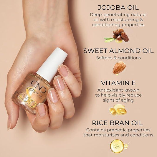 CND Essentials Nail & Cuticle Oil, Solaroil, 7.3 ml (Pack of 1) - Which Mark