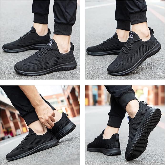 VAMJAM Men's Running Shoes Ultra Lightweight Breathable Walking Shoes Non Slip Athletic Fashion Sneakers Mesh Workout Casual Sports Shoes - Which Mark