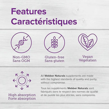 Webber Naturals Zinc Citrate 50 mg, 180 Tablets, For Healthy Skin and Immune Support, Vegan - Which Mark
