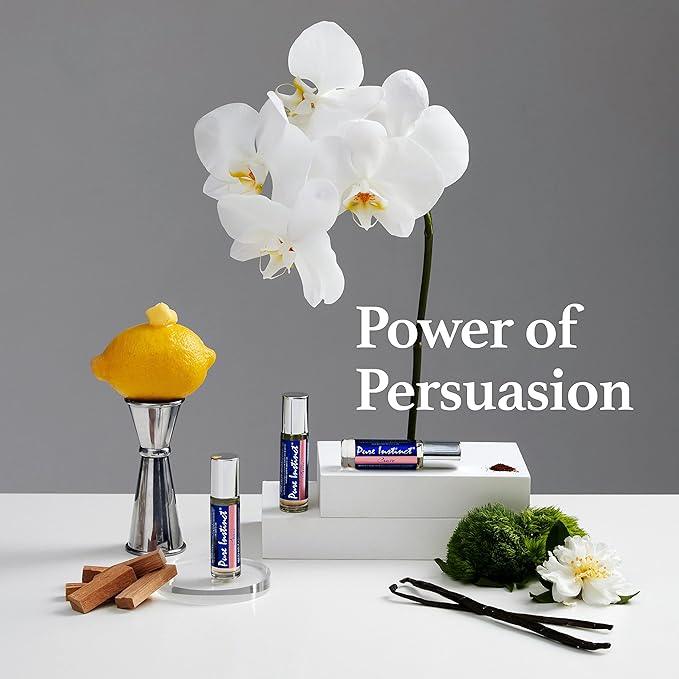 Pure Instinct CRAVE Roll-On The Original Pheromone Infused Essential Oil Perfume Cologne – For Her - TSA Ready 0.34 fl oz - Which Mark