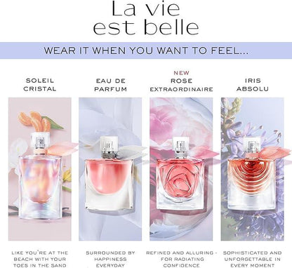 Lancôme La Vie Est Belle Eau De Parfum - Long-Lasting Fragrance for Women - Floral & Vanilla Scented Perfume Formulated with Earthy Parchouli, Spun Sugar & Idris Padilla (3.4 Fl Oz) - Which Mark