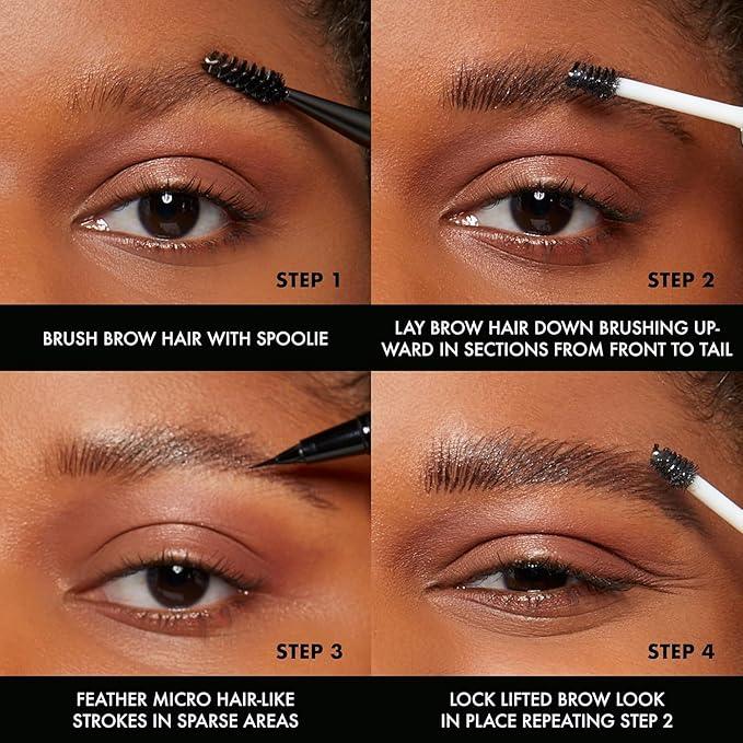 NYX Professional Makeup The Brow Glue, 16H Extreme Hold Eyebrow Gel, Flake-resistant, Non Sticky Formula, Natural Finish, LImitless Brow Looks, Clear, 0.18oz / 5g - Which Mark