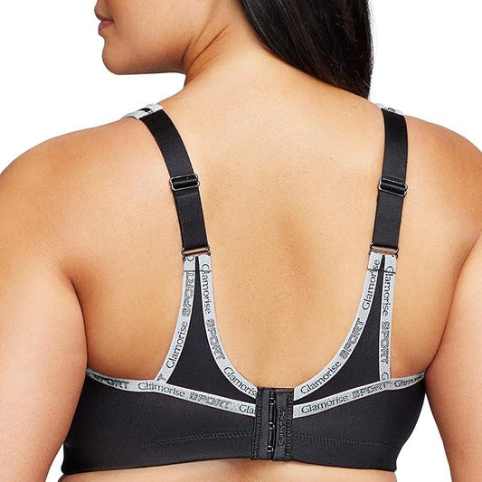 Glamorise Womens No-Bounce Camisole Sports Bra Wirefree #1066 - Which Mark