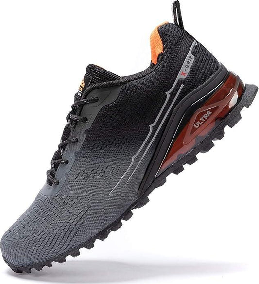 Kricely Men's Trail Running Shoes Walking Sneakers for Hiking Tennis Cross Training Mens Outdoor Fashion Snearker Casual Workout Footwear - Which Mark