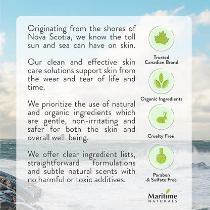 Maritime Naturals Retinol Moisturizer, Professional Grade Face Moisturizer with Hyaluronic Acid & Vitamin E, Face Cream for Women and Men, Organic Ingredients (120ml) Born in Nova Scotia, Canada - Which Mark