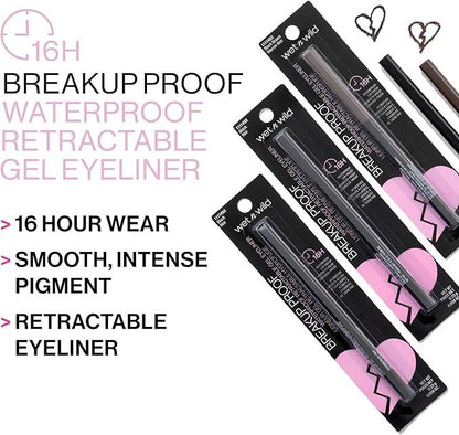 Wet n Wild Mega Last Breakup-Proof Waterproof Retractable Eyeliner Blackest Black - Which Mark