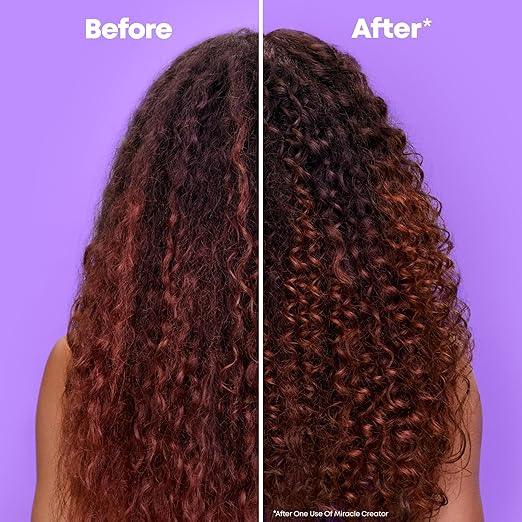 Matrix Miracles Leave-In Conditioner, Hair Spray, Moisturizing, Detangling, Frizz Control Treatment, Heat Protectant, Natural, Curly, Damaged Hair, Sulfate Free - Which Mark
