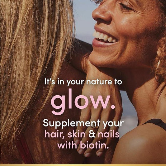 NATURE'S BOUNTY Biotin, Ultra Strength, 10,000 mcg, Promotes Hair Growth, Thicker Healthier Nails, Stronger Thicker Hair & Healthier Skin, Helps Metabolize Nutrients, Softgels, 55.4 g - Which Mark