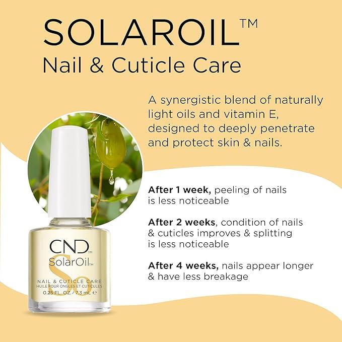 CND Essentials Nail & Cuticle Oil, Solaroil, 7.3 ml (Pack of 1) - Which Mark