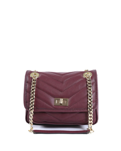 V Italia Womens Handbag 10507 SAUVAGE BORDEAUX - Which Mark
