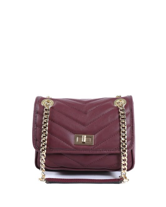 V Italia Womens Handbag 10507 SAUVAGE BORDEAUX - Which Mark