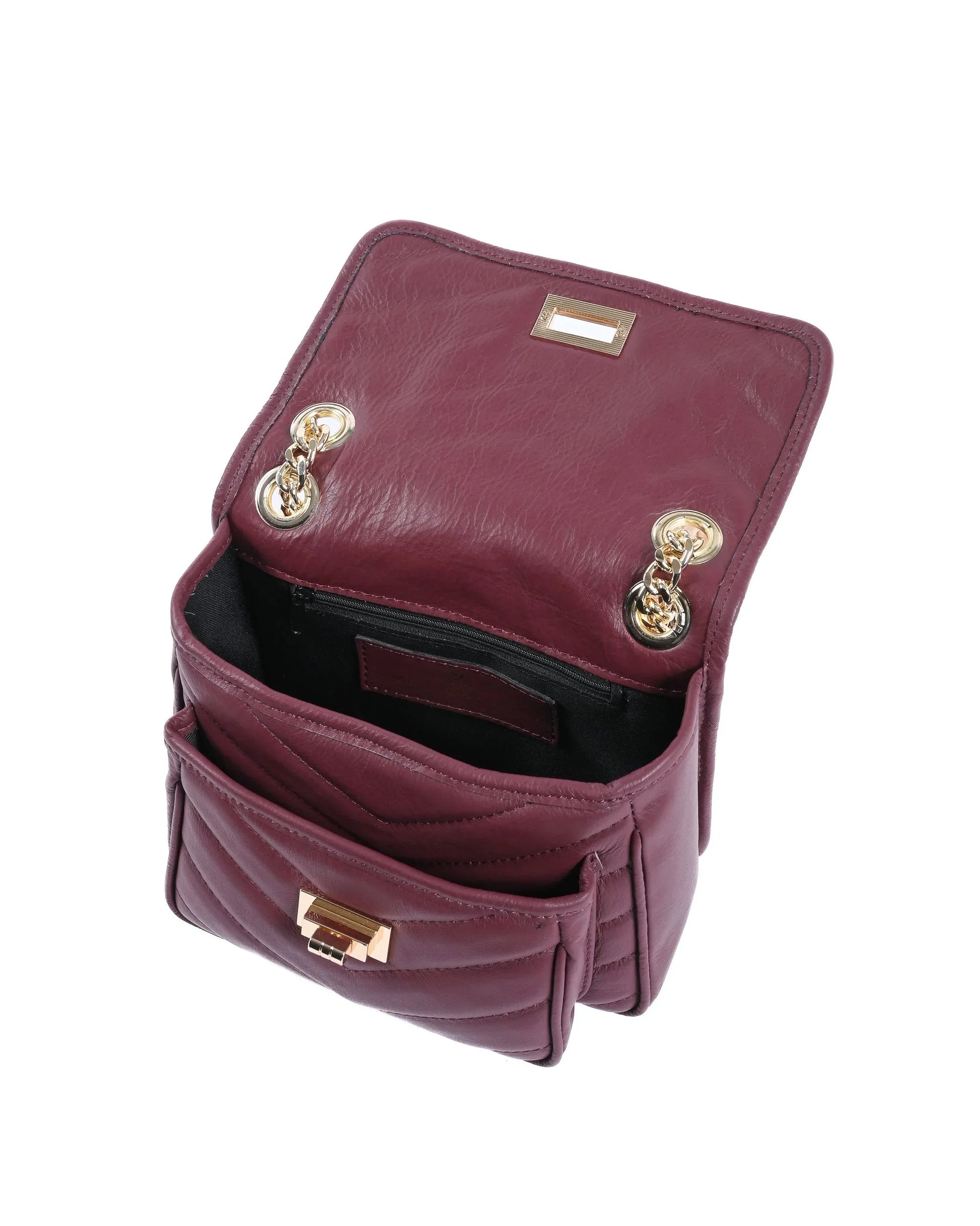 V Italia Womens Handbag 10507 SAUVAGE BORDEAUX - Which Mark