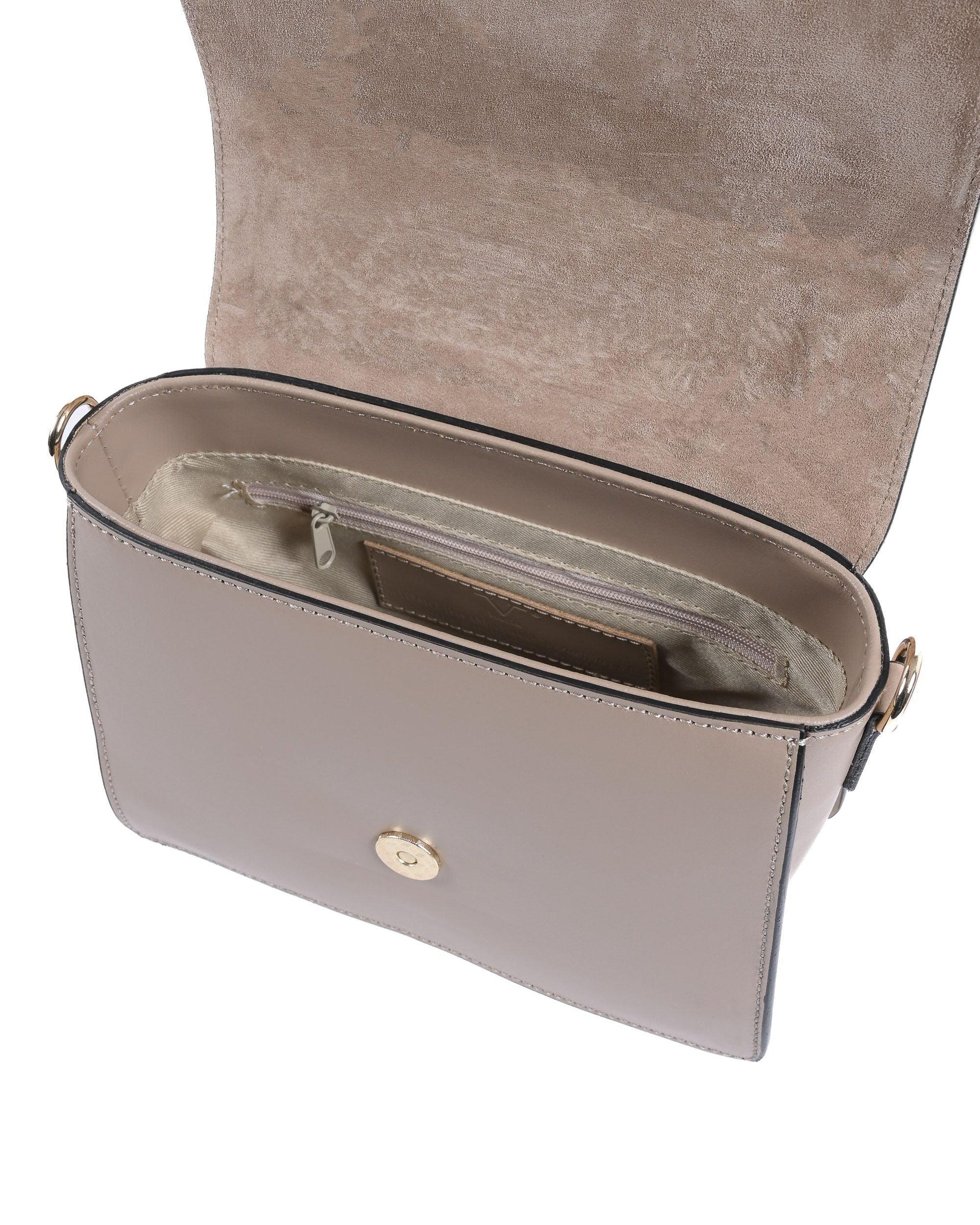 V Italia Womens Handbag V505 52 RUGA TAUPE - Which Mark