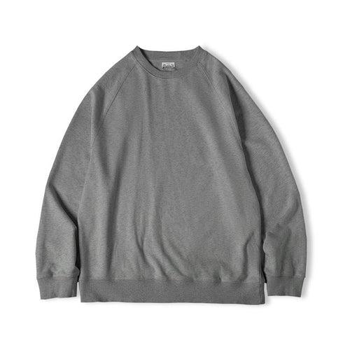 Men's Retro Washed Heavy Fabric Crewneck Sweater – Vintage Casual - Which Mark