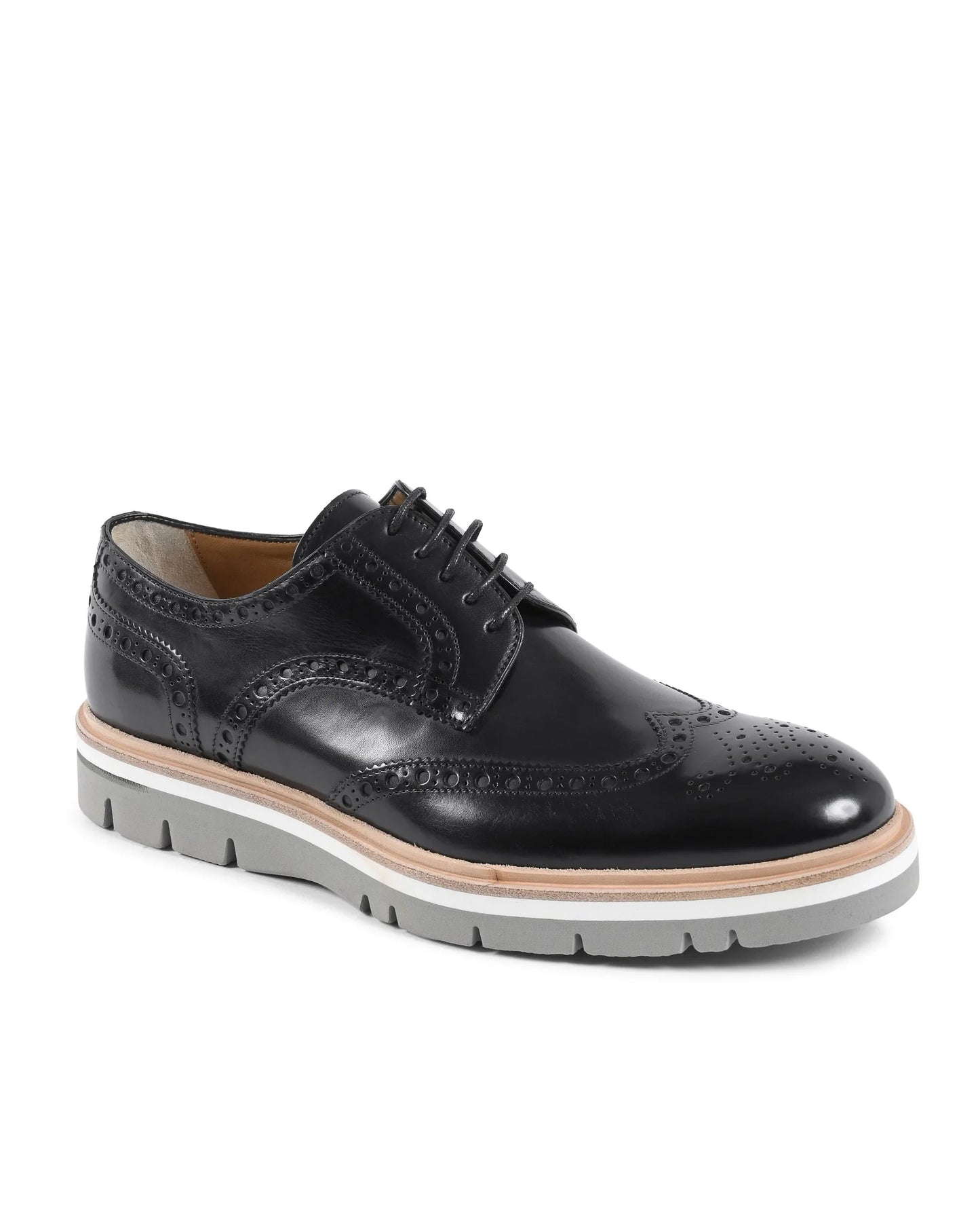 Dee Ocleppo Mens Brogue Shoes EB131 VIT NERO LUC GALLO - Which Mark