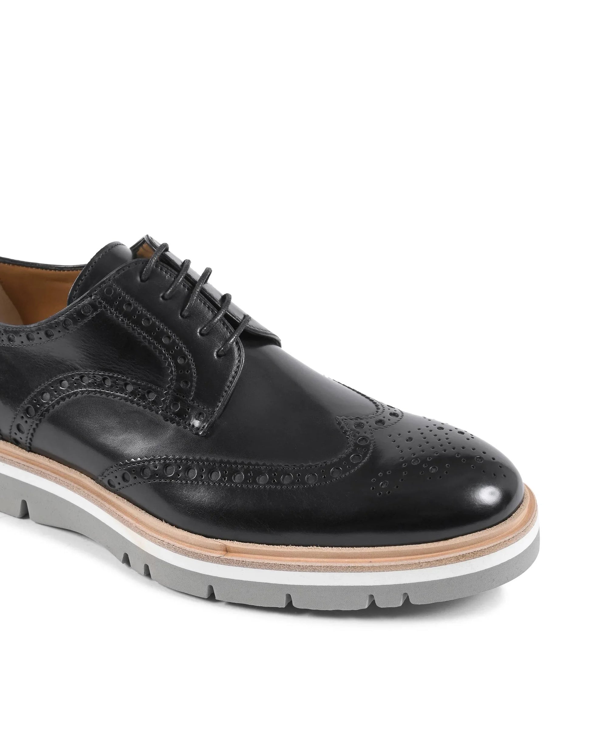 Dee Ocleppo Mens Brogue Shoes EB131 VIT NERO LUC GALLO - Which Mark