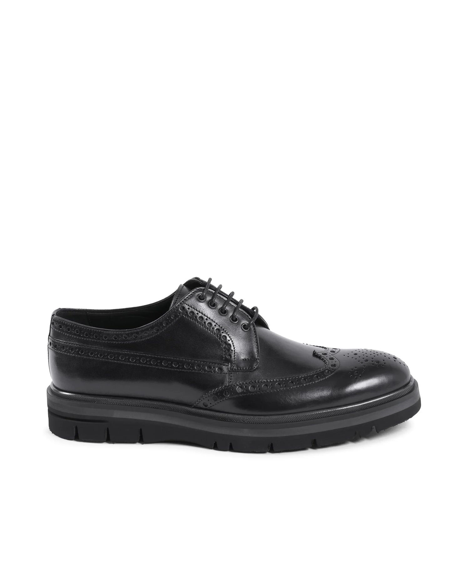 Dee Ocleppo Mens Brogue Shoes EB138 VITELLO NERO - Which Mark