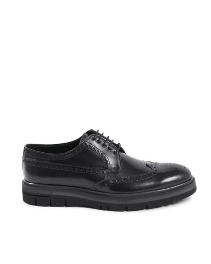 Dee Ocleppo Mens Brogue Shoes EB138 VITELLO NERO - Which Mark