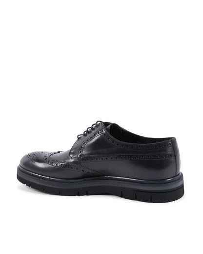 Dee Ocleppo Mens Brogue Shoes EB138 VITELLO NERO - Which Mark
